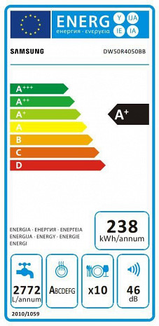 Trauku mazgājamā mašīna  DW50R4050BB/EO