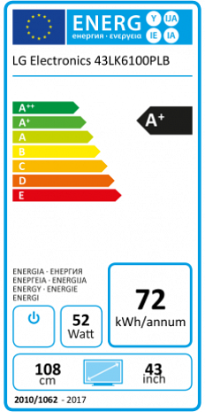 LED Televizors  43LK6100PLB