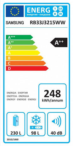 Ledusskapis  RB33J3215WW/EF