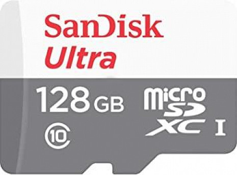 Карта памяти MEMORY MICRO SDXC 128GB UHS-I/SDSQUNR-128G-GN6MN SANDISK SDSQUNR-128G-GN6MN