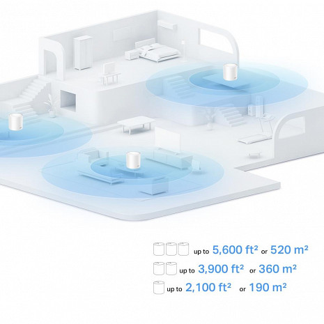 Mājas Wi-Fi tīkla sistēma (Mesh) DECO X10 (1-PACK) Deco X10(1-pack)