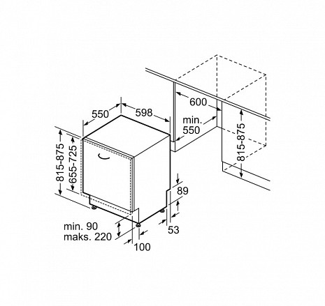 Trauku mazgājamā mašīna  SMV4HVX31E