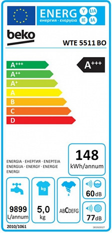 Veļas mašīna  WTE5511B0