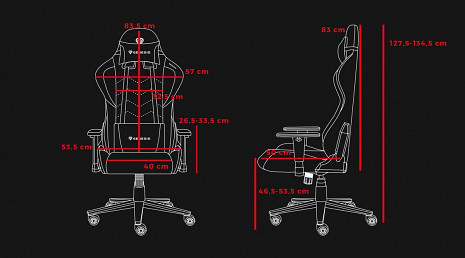 Geimeru krēsls Nitro 550 G2 NFG-2068