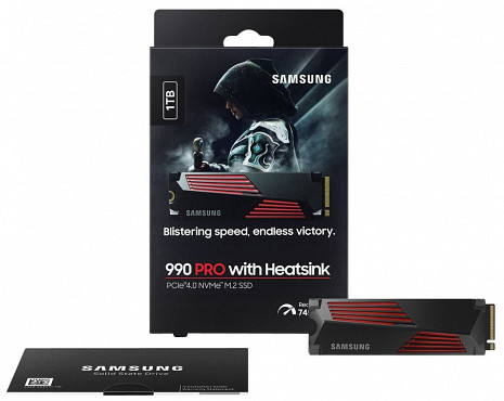 SSD disks 990 PRO with Heatsink MZ-V9P1T0GW