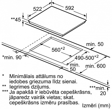 Plīts virsma  PKF651FP1E