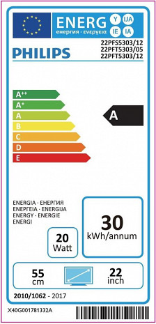 LED Televizors  22PFS5303/12