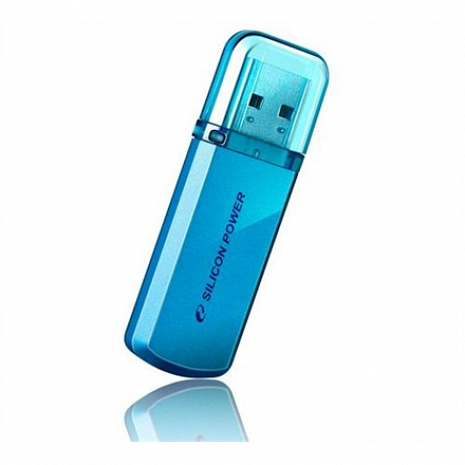 USB zibatmiņa Silicon Power Helios 101 8 GB, USB 2.0, Blue SP008GBUF2101V1B