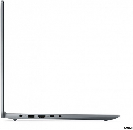 Ноутбук Lenovo IdeaPad Slim 3 15AMN8 AMD | Arctic Grey | 15.6 " | IPS | FHD | 1920 x 1080 pixels | Anti-glare | AMD Ryzen 5 | 40 | 8 GB | Soldered LPDDR5 | Solid-state drive capacity 512 GB | AMD Radeon 610M Graphics | Windows 11 Home 82XQ01QVLT
