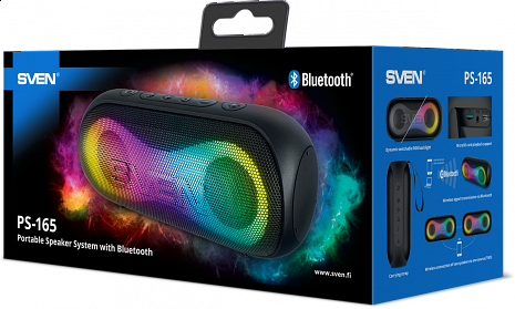 Portatīvais skaļrunis  PS-165 Black