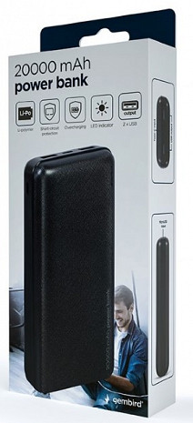 Ārējais akumulators (power bank)  PB20-02