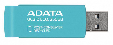 USB zibatmiņa MEMORY DRIVE FLASH USB3.2 256G/GREEN UC310E-256G-RGN ADATA UC310E-256G-RGN