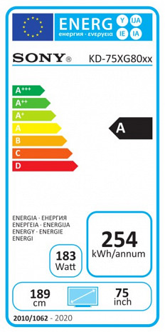 LED Televizors  KD-75XG8096