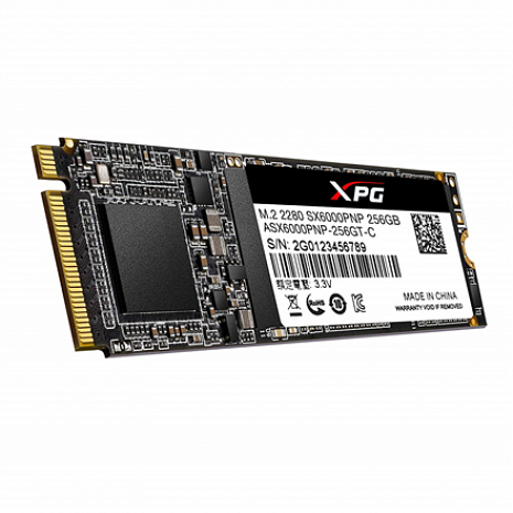 SSD disks XPG SX6000 Pro PCIe Gen3x4 256 GB ASX6000PNP-256GT-C
