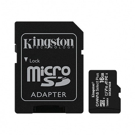 Atmiņas karte MEMORY MICRO SDHC 16GB UHS-I W/ADAPTER SDCS2/16GB KINGSTON SDCS2/16GB