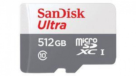 Карта памяти MEMORY MICRO SDXC 512GB UHS-I/SDSQUNR-512G-GN3MN SANDISK SDSQUNR-512G-GN3MN