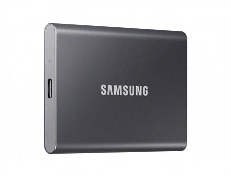 Cietais disks External SSD|SAMSUNG|T7|500GB|USB 3.2|Write speed 1000 MBytes/sec|Read speed 1050 MBytes/sec|MU-PC500T/WW MU-PC500T/WW
