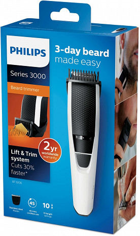 Trimmeris Beardtrimmer series 3000 BT3206/14