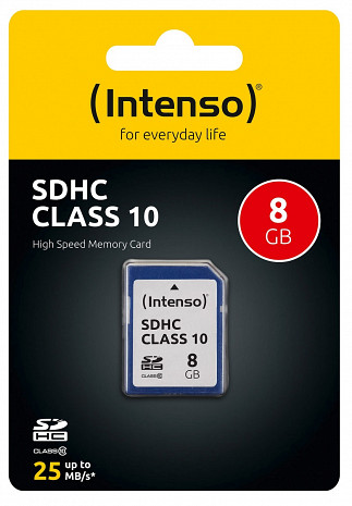 Atmiņas karte MEMORY SDHC 8GB C10/3411460 INTENSO 3411460