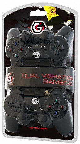 Spēļu kontrolieris Double USB dual vibration gamepad JPD-UDV2-01