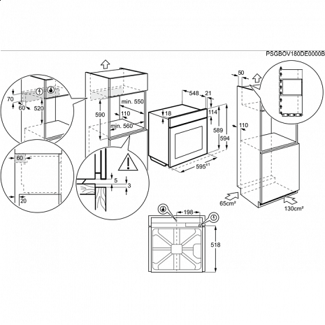 Духовка, духовой шкаф  EOG2102AOX