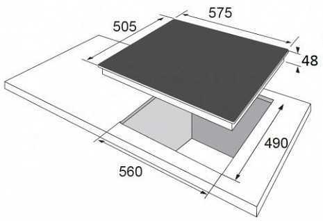 Plīts virsma  BHMI61414030