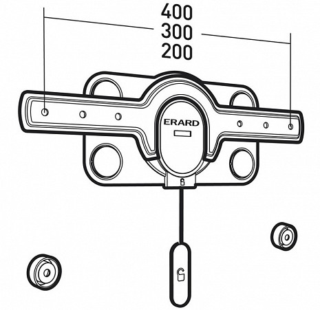 Sienas kronšteins  Fixit400