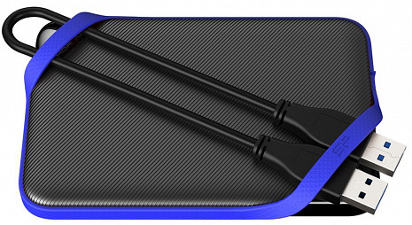 Cietais disks Silicon Power Portable Hard Drive ARMOR A62 GAME 2000 GB, USB 3.2 Gen1, Black/Blue SP020TBPHD62SS3B