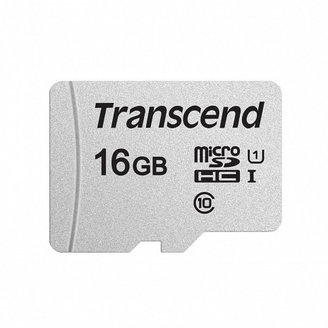 Карта памяти MEMORY MICRO SDHC 16GB UHS-I/CLASS10 TS16GUSD300S TRANSCEND TS16GUSD300S