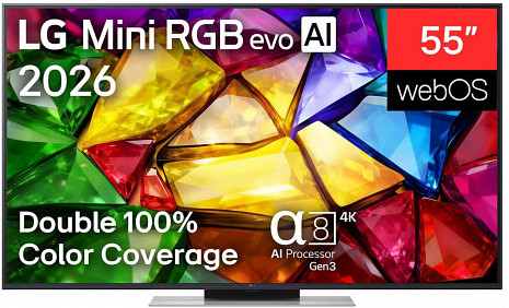 LED Televizors LG Mini RGB evo AI 55MRGB87B3B
