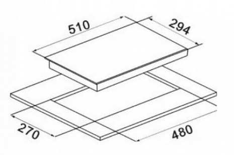 Plīts virsma  MPM-30-GMH-20