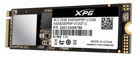 SSD disks XPG SX8200 Pro ASX8200PNP-512GT-C