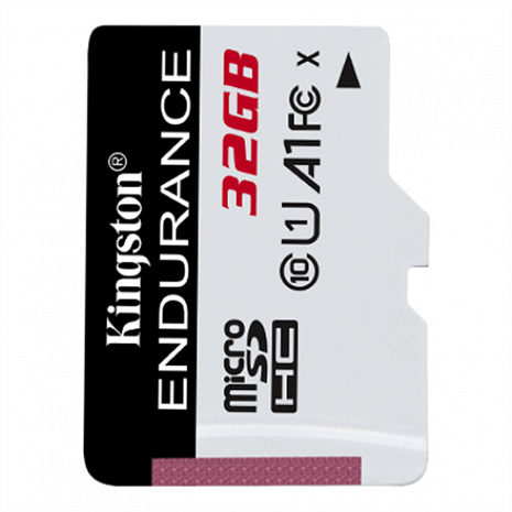 Карта памяти Kingston Endurance SDCE/32GB 32 GB, Micro SDHC, Flash memory class 10 SDCE/32GB