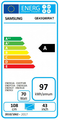 QLED Televizors  QE43Q60RATXXH
