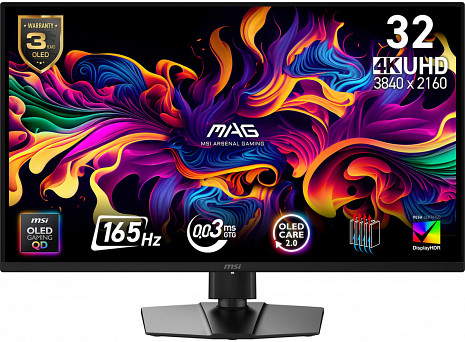 QD-OLED monitors  MAG 322UP QD-OLED E16