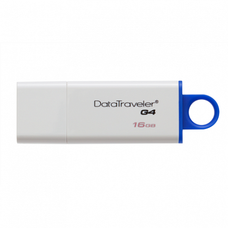 USB zibatmiņa DataTraveler I G4 16 GB, USB 3.0, White/Blue DTIG4/16GB
